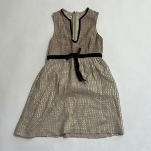 ALICE + OLIVIA Silk Lined Baby Doll Mini Dress